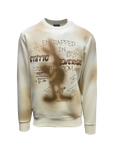 Static Energie Dayk sweatshirt - beige comfortable relaxed fit
