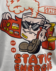 Static Energie Kayman box t-shirt - white printed front detail design
