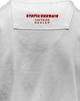 Static Energie Kayman box t-shirt - white printed front detail design
