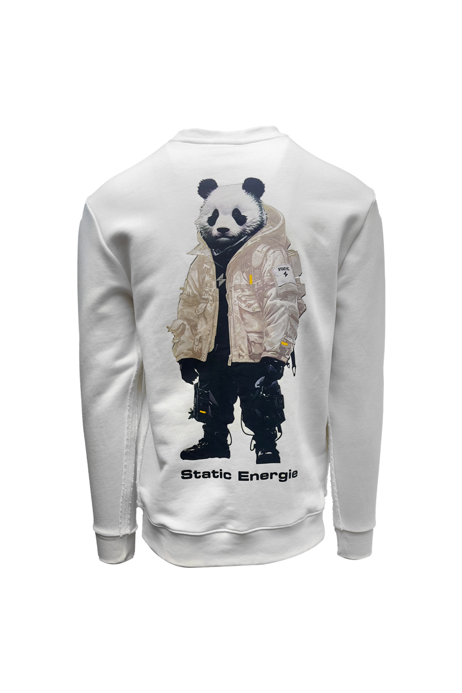 【しろくま様】yoused STADIUM JUMPER Stockerau Sweatshirt - Panda Graphic 100% Cotton | Static Energie